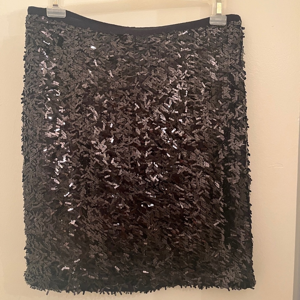 Black sequence Ann Taylor skirt